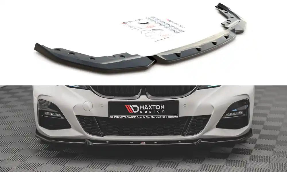 Aktuální BMW řada 3 G20/G21 M-Pack, spoiler pod přední nárazník ver.5, Maxton design