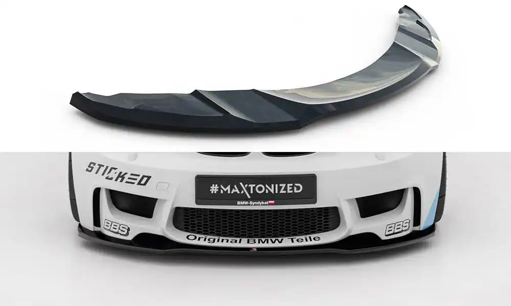 BMW řada 1 E82 M Coupe, spoiler pod přední nárazník, Maxton design Omezená Nabídka