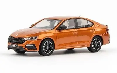 Objednat Nyní Model 1 43 Škoda Octavia IV RS Limousine PHOENIX ORANGE