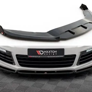 Pouze Dnes Volkswagen Scirocco R Mk3, spoiler pod přední nárazník ver.3 s křidélky, Maxton design