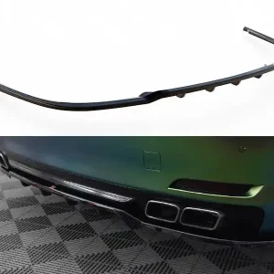 BMW řada 7 F01 Standard,středový spoiler pod zadní nárazník s žebrováním, Maxton design Nejlepší Volba