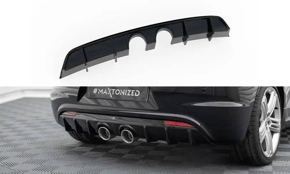 Volkswagen Scirocco R Mk3, vložka zadního nárazníku ver.3, Maxton design Tovární Cena