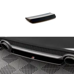 Značkový Audi TT 8S S-Line, středový spoiler pod zadní nárazník, Maxton Design
