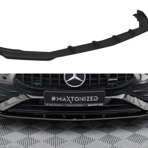 Oblíbený Mercedes třída A W177 Facelift A35 AMG Hatchback/Sedan, "Street Pro" spoiler pod přední nárazník s křidélky, Maxton design