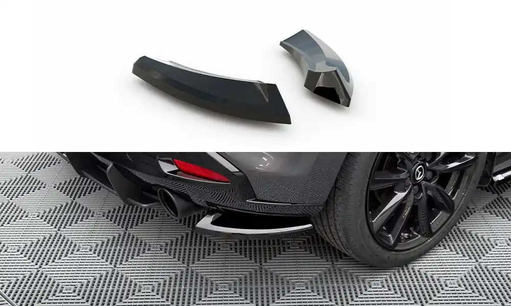 Ihned K Objednání Mazda 3 Mk4, boční difuzory pod zadní nárazník, Maxton design