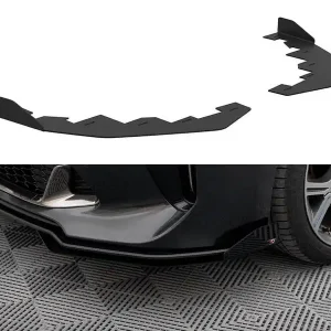 Aktuální Kia Stinger GT-Line, rohové spoilery pod přední nárazník, Maxton Design