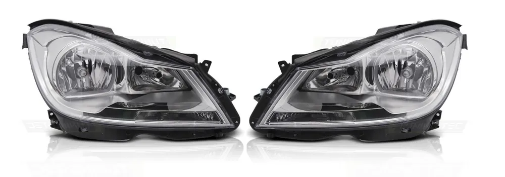 Objednat Nyní MERCEDES W204 11-14 - Přední světla chromová