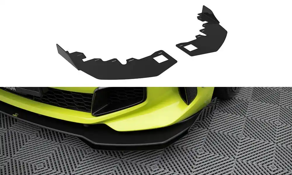 BMW řada 1 F40 M-Pack / M135i, rohové spoilery pod přední nárazník, Maxton Design Levný