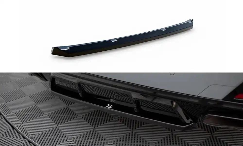BMW řada 4 G26 /M440i, středový spoiler pod zadní nárazník, Maxton design Vysoce Kvalitní