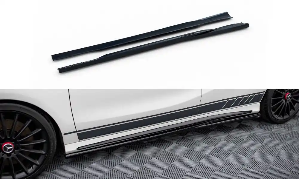 Mercedes třída A W176 45 AMG, difuzory pod boční prahy, Maxton design Dokud Zásoby Vydrží