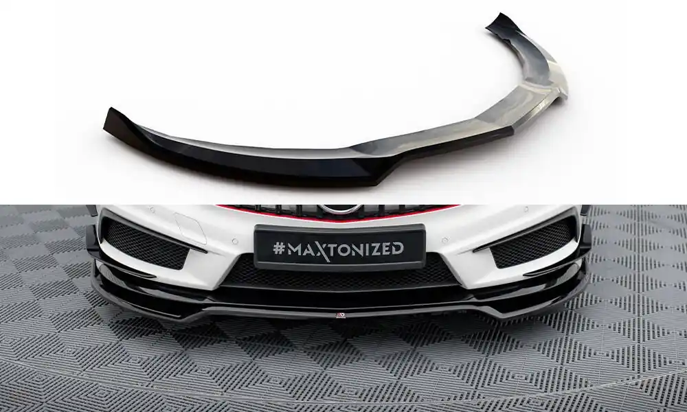 Speciální Cena Mercedes třída A W176 45 AMG, spoiler pod přední nárazník ver.4, Maxton design