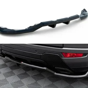 Vrácení Zdarma Land rover Range Rover Evoque Mk1 Facelift, středový spoiler pod zadní nárazník s žebrováním, Maxton Design