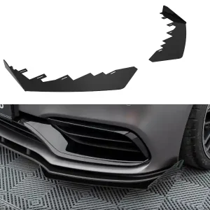 Mercedes třída C W205 Facelift/63 AMG/Sedan/Estate, rohové spoilery pod přední nárazník, Maxton design Omezená Nabídka