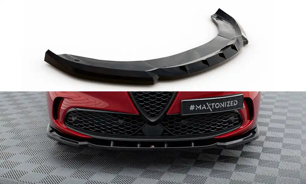 Značkový Alfa Romeo Tonale Mk1, spoiler pod přední nárazník ver.2, Maxton Design