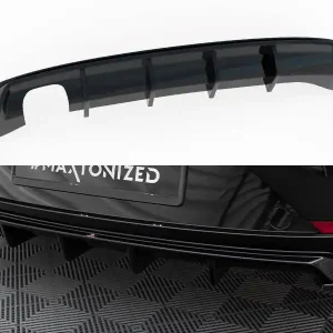 Akce Seat Leon Mk3 Facelift, vložka zadního nárazníku, Maxton design