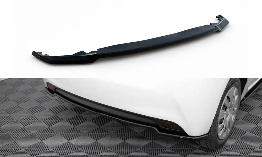 Horká Nabídka Toyota Yaris Mk3 Facelift, středový spoiler zadního nárazníku, Maxton Design