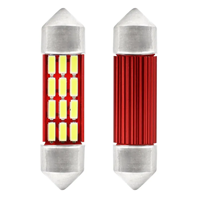Vysoce Kvalitní LED žárovka SUFIT 4014 16SMD C5W 39mm 12V/24V