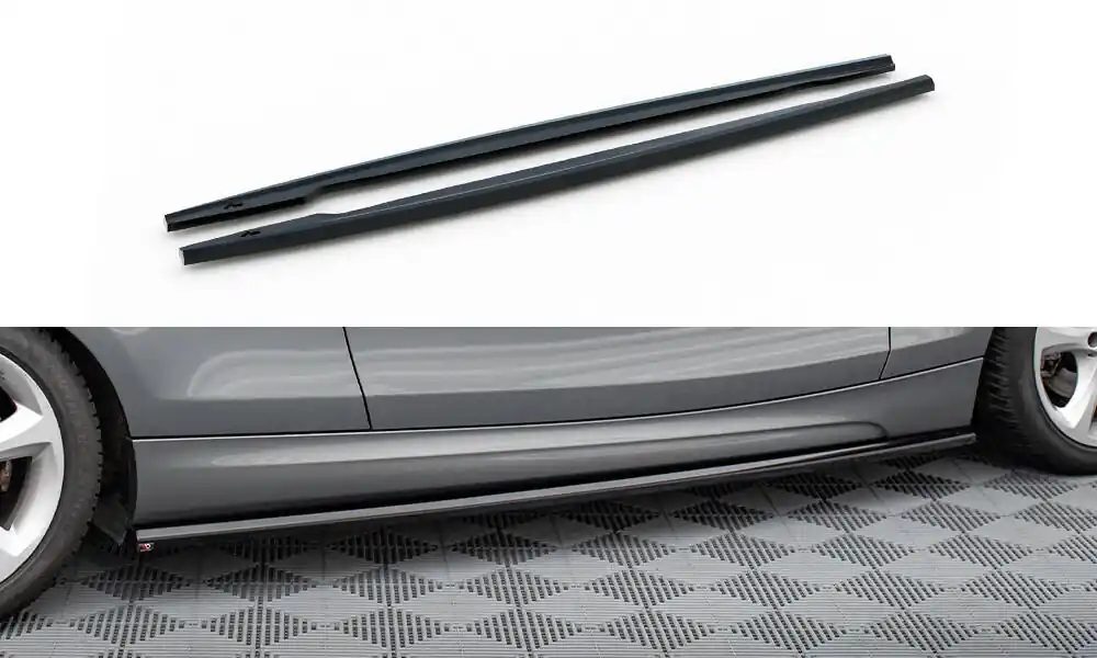 Časově Omezené BMW řada 1 E82 Facelift M-pack, difuzory pod boční prahy, Maxton design