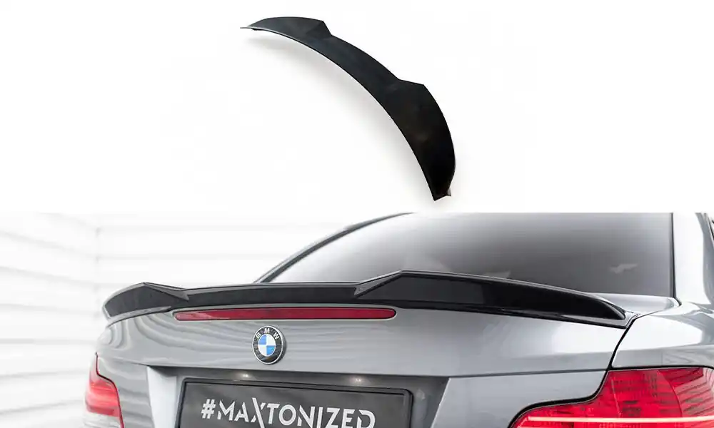 BMW řada 1 E82 Facelift M-pack, prodloužení spoileru 3D, Maxton design Vysoce Kvalitní