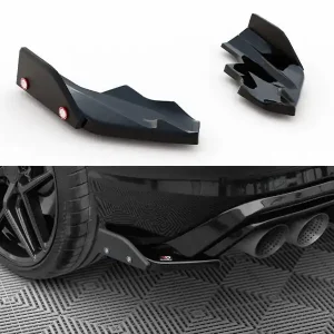 Volkswagen Golf R Mk8, difuzory pod zadní nárazník s křidélky ver. 6, Maxton design Rychlé Dodání