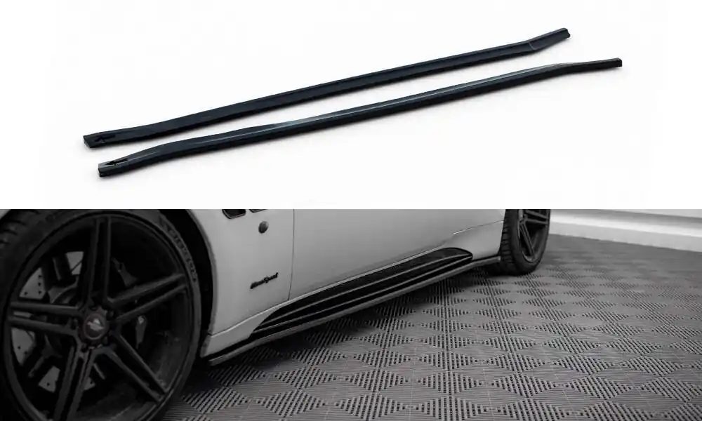 Aktuální Maserati Granturismo S Mk1, difuzory pod boční prahy, Maxton Design