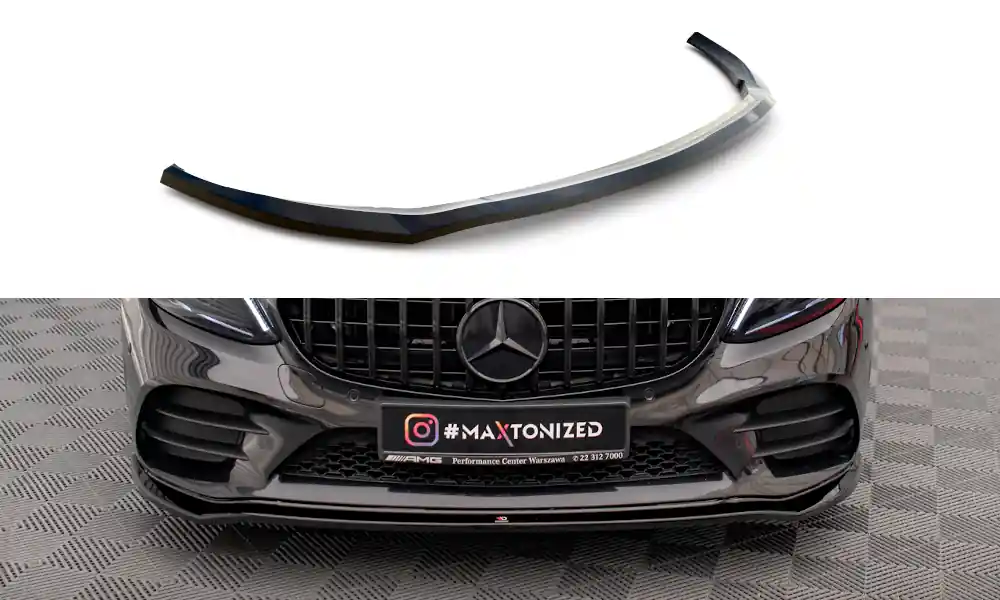 Nejlepší Cena Mercedes třída C W205 Facelift/AMG-Line/Coupe/Sedan, spoiler pod přední nárazník, Maxton design