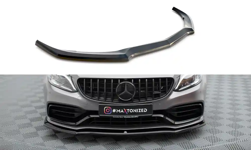 Nová Kolekce Mercedes třída C W205 Facelift/63 AMG/Sedan/Estate, spoiler pod přední nárazník, Maxton design