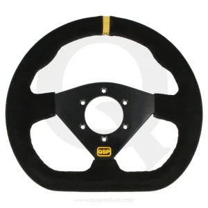 Nejlepší Cena QSP - sportovní volant semišový plochý 285mm