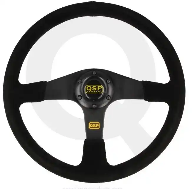 Pouze Dnes QSP - sportovní volant semišový plochý 380mm