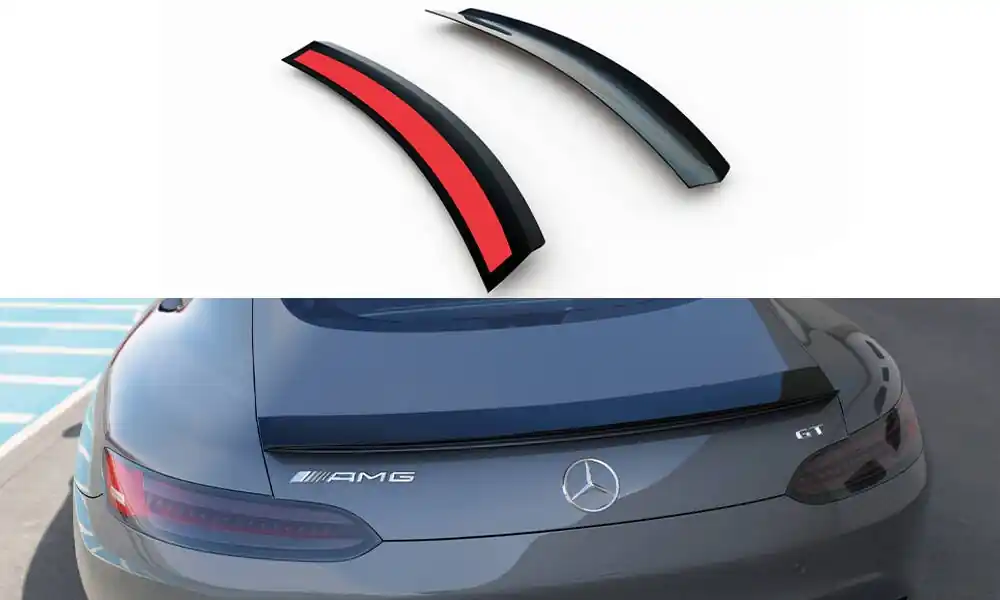 Aktuální Mercedes AMG GT / GT S C190 FACELIFT, prodloužení spoileru, Maxton Design