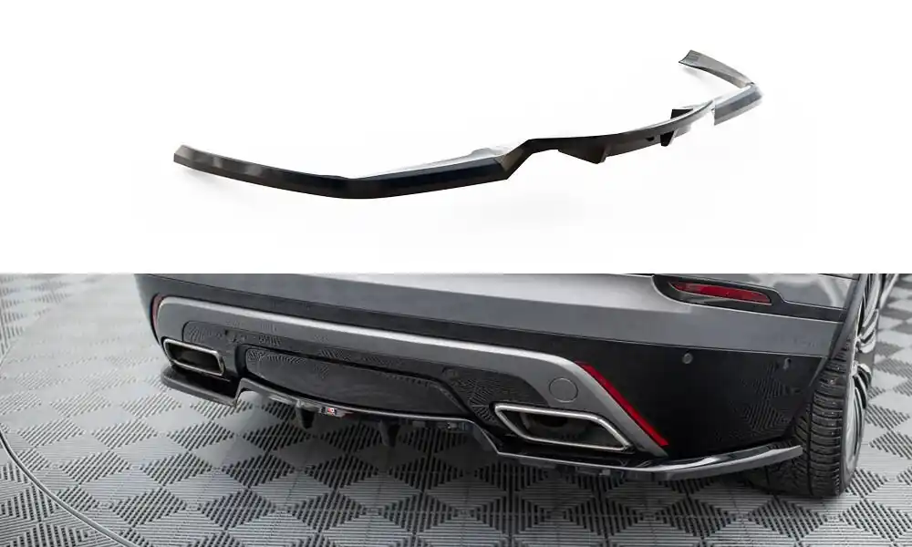 Rychlé Dodání Land Rover Range Rover Velar R-Dynamic Mk1, středový spoiler pod zadní nárazník s žebrováním, Maxton Design
