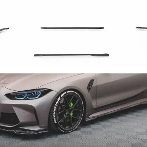 Sleva BMW řada M4 G82, karbonová sada splitterů, Maxton Design