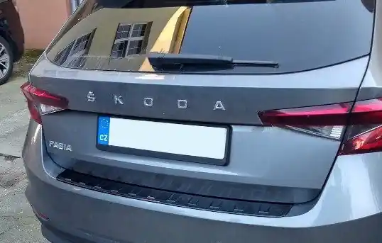 Škoda Fabia IV - ochranný panel zadního nárazníku - BASIC BLACK Omezená Nabídka