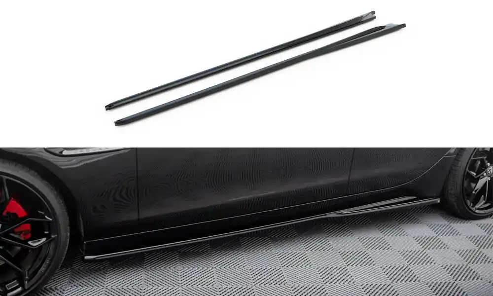 Levný Jaguar XE Mk1 Facelift, difuzory pod boční prahy, Maxton design