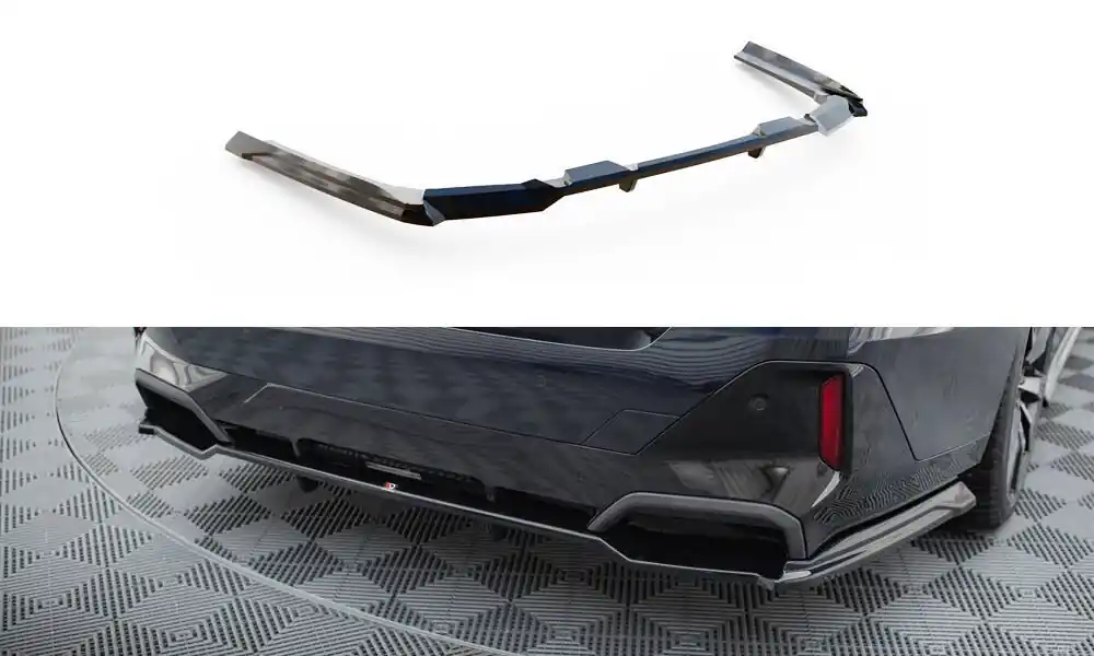 BMW řada 5 G60 M-Pack, středový spoiler pod zadní nárazník s žebrováním v.2, Maxton design Koupit Online