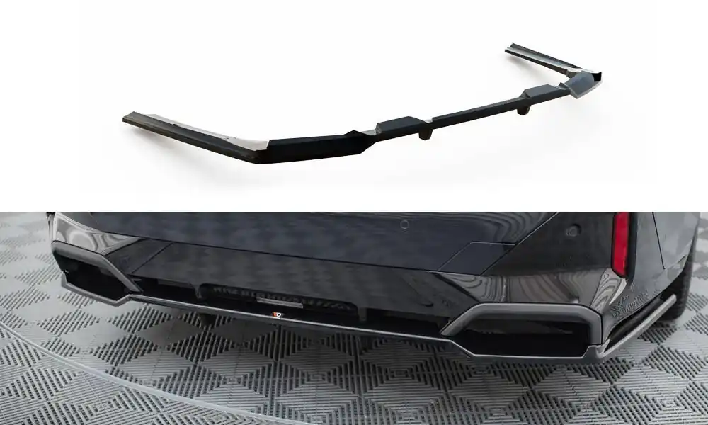 BMW řada 5 G60 M-Pack, středový spoiler pod zadní nárazník s žebrováním v.1, Maxton design Aktuální