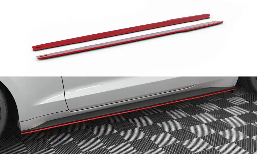 Ford Mustang Mk 6 Facelift, difuzory pod boční prahy ver.2, Maxton Design Ihned K Objednání