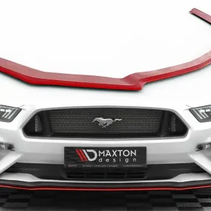 Horká Nabídka Ford Mustang Mk 6 Facelift, spoiler pod přední nárazník ver.2, Maxton Design