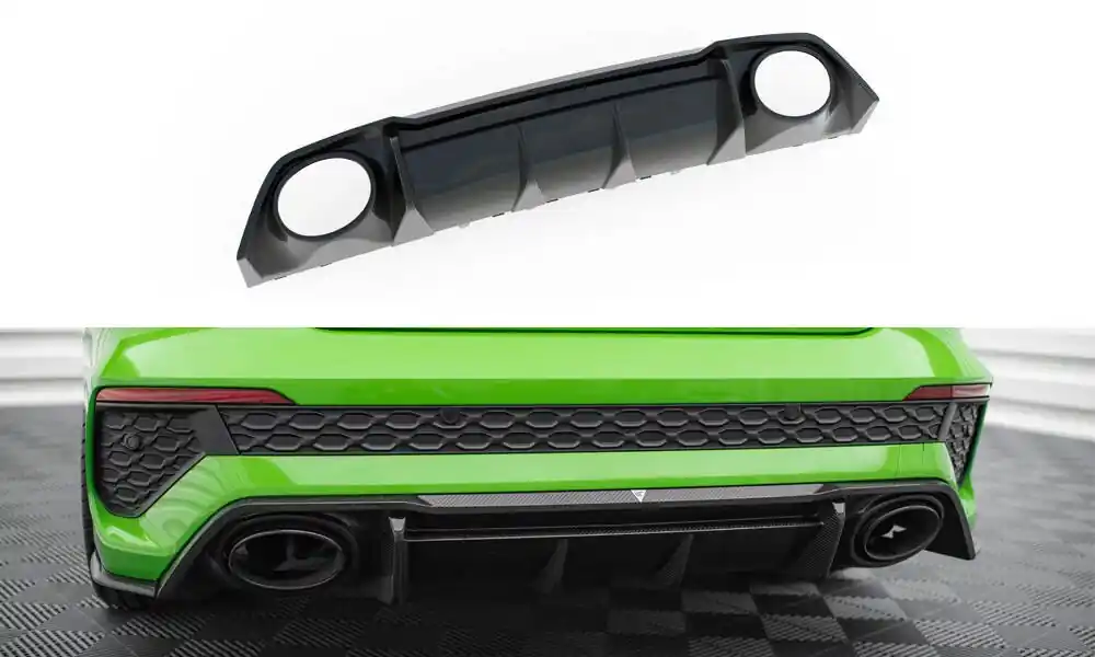 Audi RS3 8Y Sedan, karbonový difuzor zadního nárazníku, Maxton Design Cenově Výhodný