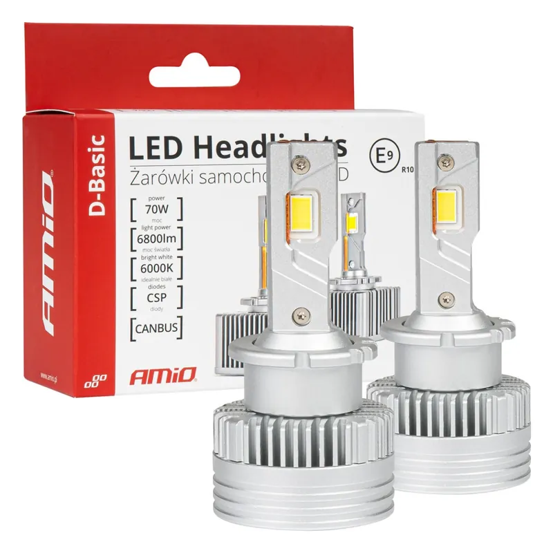LED žárovky pro hlavní svícení D-Basic D4S/D4R CANBUS Náhrada za xenonovou výbojku Nová Kolekce
