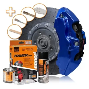 Autentický Foliatec dvousložková barva na brzdové třmeny - modrá Performance blue metallic