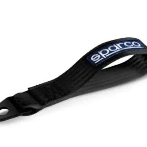 Sparco textilní tažné oko černé Top Prodej