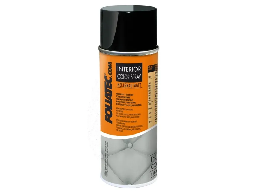 Vysoce Kvalitní FOLIATEC barva na interiér - Interior Color Spray 400ml, barva světle šedá matná