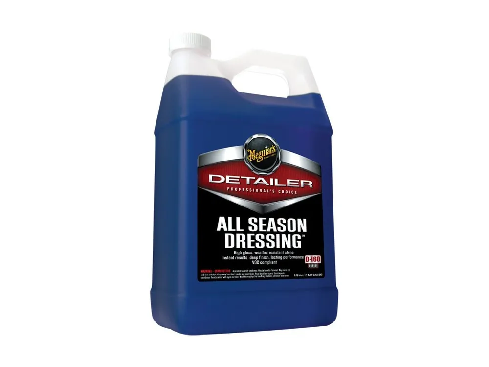 Super Cena Meguiar‘s All Season Dressing - přípravek pro renovaci a ochranu exteriérových plastů a pneumatik, 3,78 l