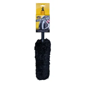 Meguiar‘s Supreme Wheel Brush - Large - luxusní mikrovláknový kartáč na kola, velký, 45 cm Horká Nabídka