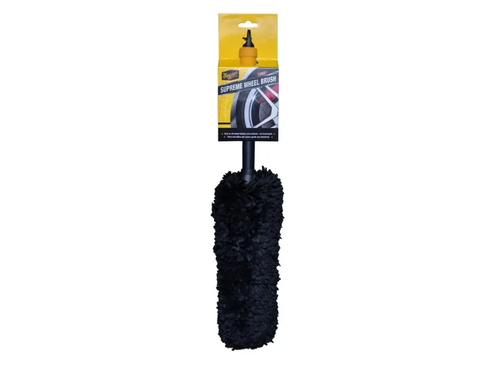 Meguiar‘s Supreme Wheel Brush - Large - luxusní mikrovláknový kartáč na kola, velký, 45 cm Horká Nabídka