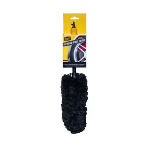 Meguiar‘s Supreme Wheel Brush - Medium - luxusní mikrovláknový kartáč na kola, střední, 35 cm Cenový Hit