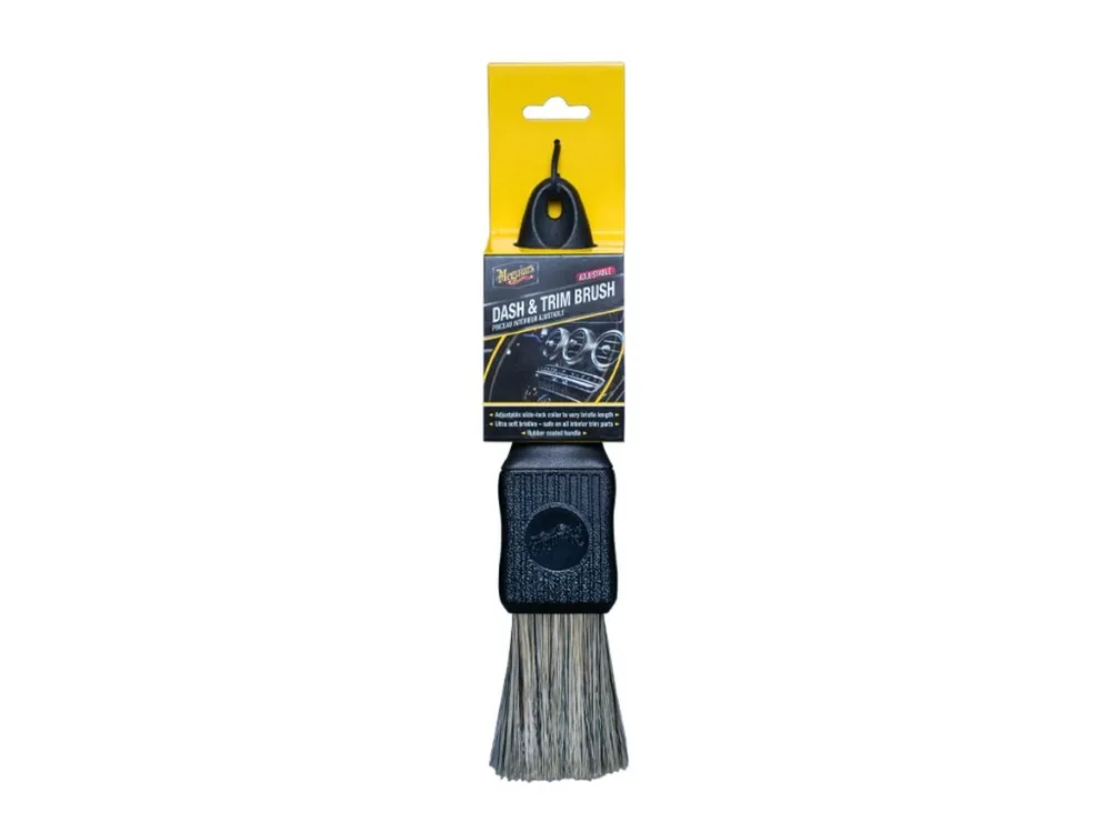 Meguiar‘s Dash & Trim Brush - víceúčelový detailingový štětec s nastavitelnou délkou a tuhostí štětin Bezpečná Platba