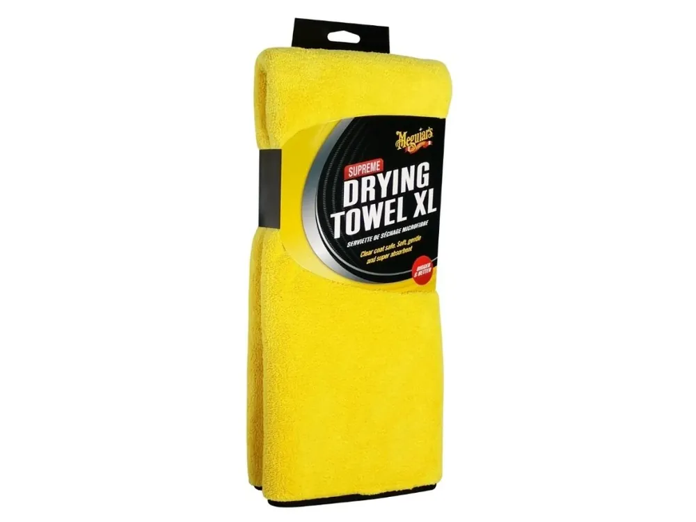 Meguiar‘s Supreme Drying Towel XL - extra hustý a savý sušicí ručník z mikrovlákna, 85 x 55 cm, 1 050 g/m2 Oblíbený