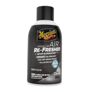 Nakupujte Hned Meguiar‘s Air Re-Fresher Odor Eliminator - Black Chrome Scent - čistič klimatizace + pohlcovač pachů + osvěžovač vzduchu, vůně "Black Chrome", 57 g